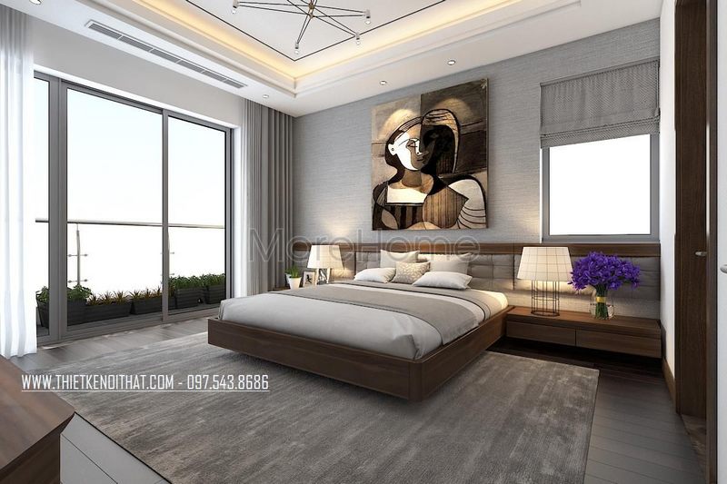 Giường ngủ được làm từ gỗ công nghiêp đẹp mang đến sự sang trọng và tinh tế cho không gian sống của mọi gia đình.